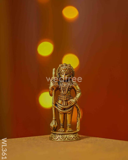 Brass Udupi Krishna Idol - Wl3614 Figurines