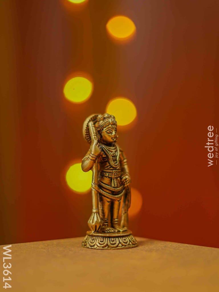 Brass Udupi Krishna Idol - Wl3614 Figurines