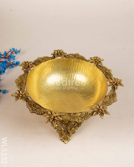 Brass Urli - 11 inch - WL5132-2 Brass Urli