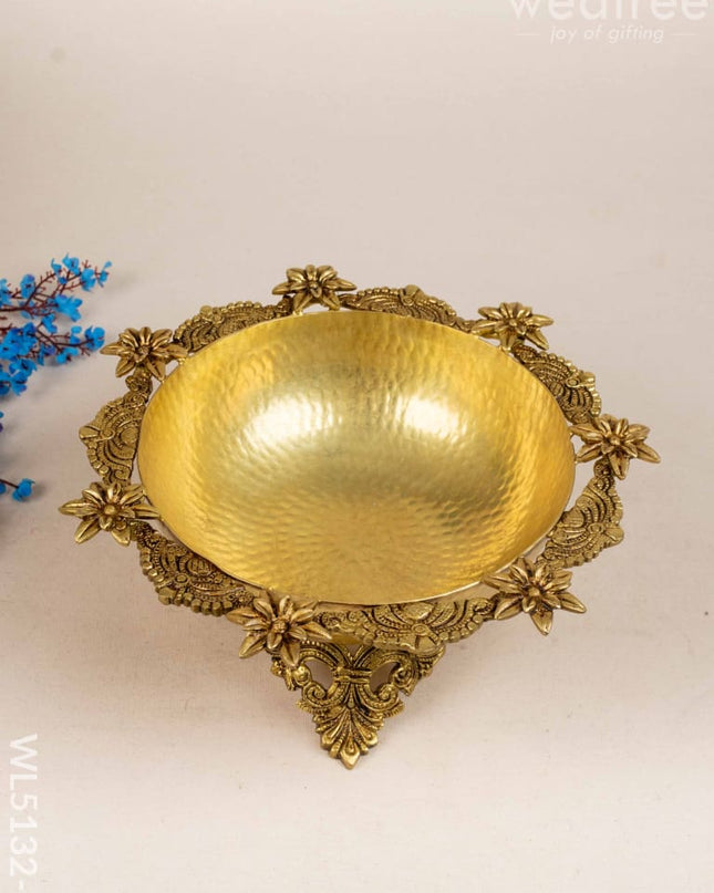 Brass Urli - 11 inch - WL5132-2 Brass Urli