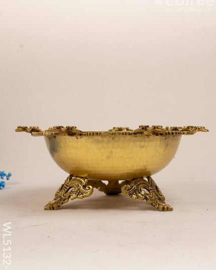Brass Urli - 11 inch - WL5132-2 Brass Urli