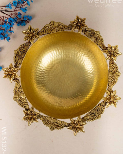 Brass Urli - 11 inch - WL5132-2 Brass Urli