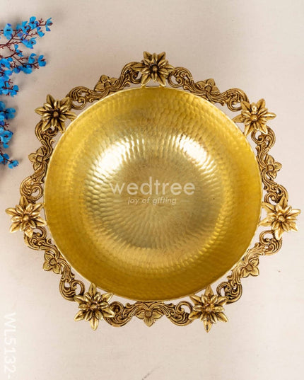 Brass Urli - 12 inch - WL5132-1 Brass Urli