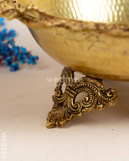 Brass Urli - 12 inch - WL5132-1 Brass Urli