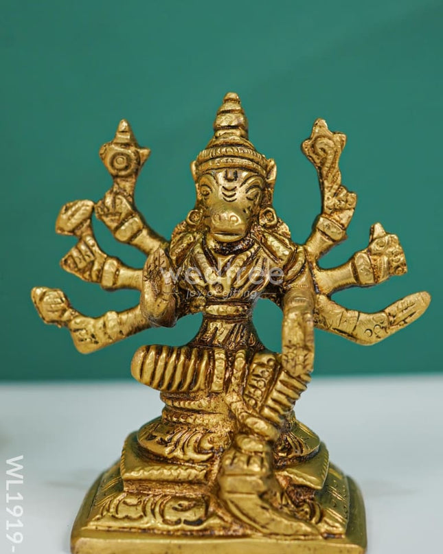 Brass Varahi Devi Idol - Wl1919 3.5 Inch Figurines
