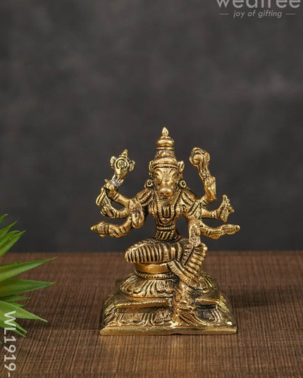 Brass Varahi Devi Idol - Wl1919 Big Figurines