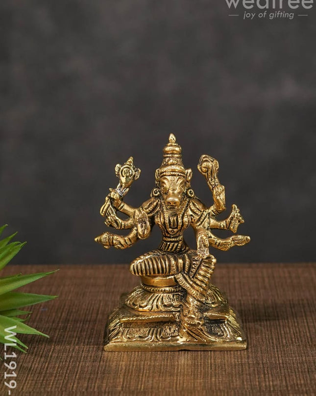 Brass Varahi Devi Idol - Wl1919 Big Figurines