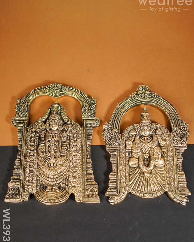Brass Padmavathi Thayar Wall Hanging - Wl3931