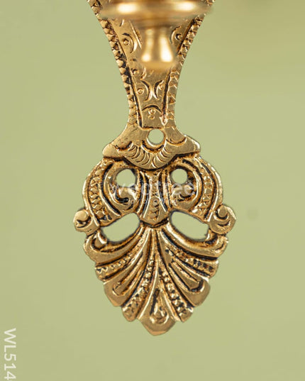 Brass Wall Hanging Ganesha - 13 inch - WL5140 Brass Decor