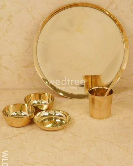 Bronze (Kansa) Thali Set - Wl0111 Utility