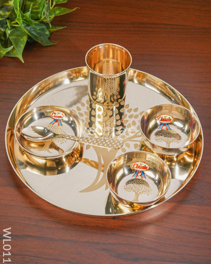 Bronze (Kansa) Thali Set - Wl0111 Utility
