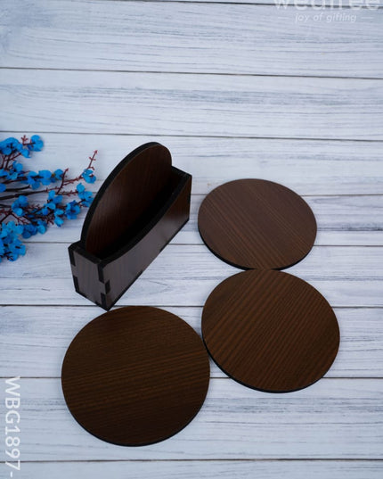 Brown Coaster Set - Set of 4 - WBG1897-2 - Coasters RG