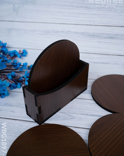 Brown Coaster Set - Set of 4 - WBG1897-2 - Coasters RG