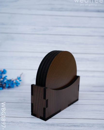 Brown Coaster Set - Set of 4 - WBG1897-2 - Coasters RG