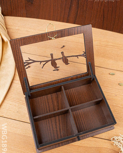 Brown Sparrow Dry Fruit Box - 7x5 inch - WBG1896-2 - Dry Fruit Box RG