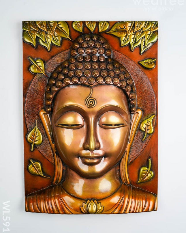 Buddha Face Wall Hanging - 24 inch - WL5919 - Frames