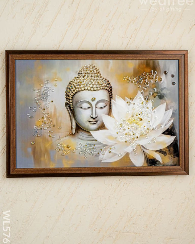 Buddha Wall Hanging Frame - 20x14 inch - WL5768 - Frames