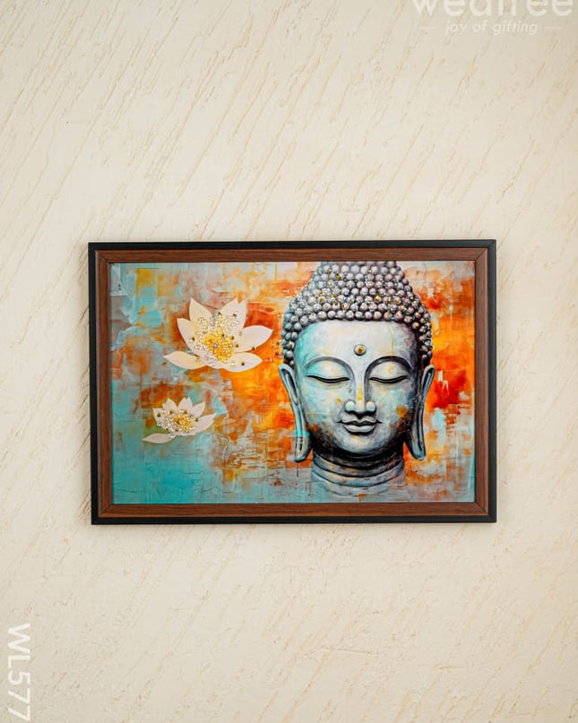 Buddha Wall Hanging Frame - 20x14 inch - WL5771 - Frames