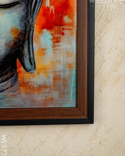 Buddha Wall Hanging Frame - 20x14 inch - WL5771 - Frames