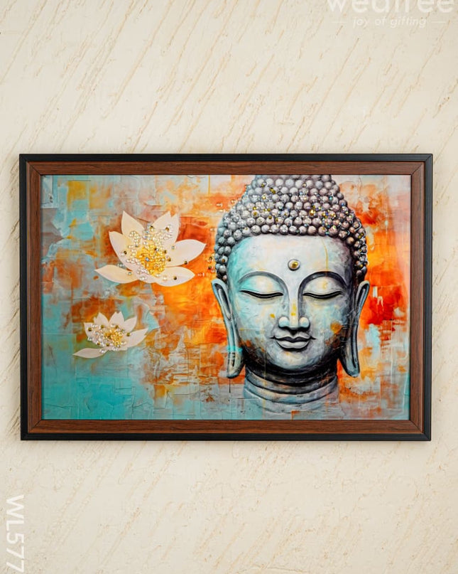 Buddha Wall Hanging Frame - 20x14 inch - WL5771 - Frames