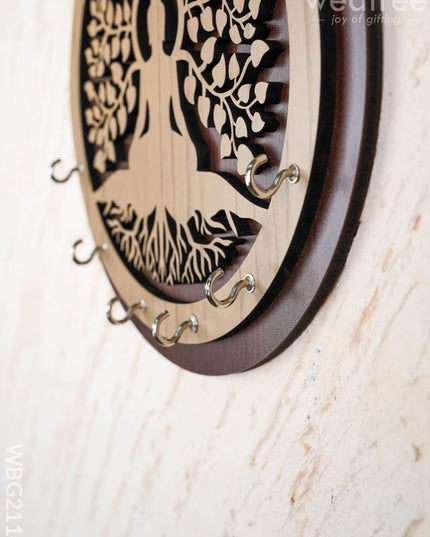 Buddha With Tree Key Hanger - 9 inch - WBG2114 - Frame Key Hangers