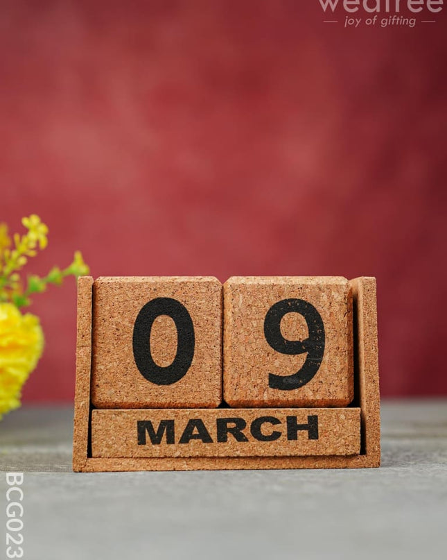Calendar With Blocks - Big Bcg0238 Desk Organisers