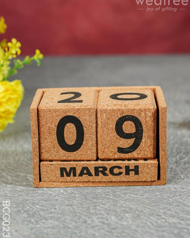 Calendar With Blocks - Big Bcg0238 Desk Organisers