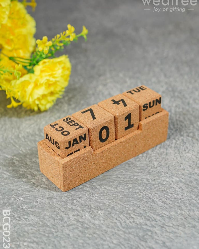 Calendar With Blocks - Small Bcg0237 Desk Organisers