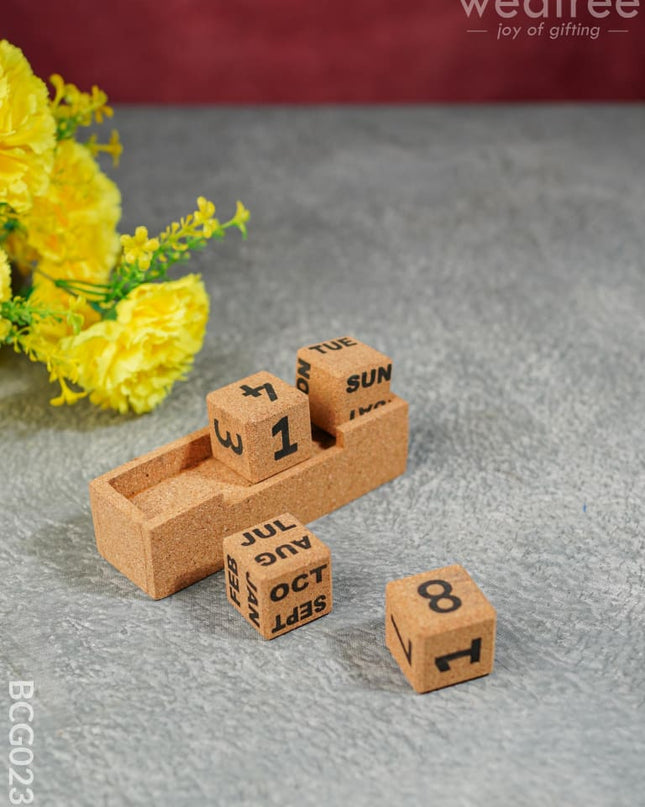 Calendar With Blocks - Small Bcg0237 Desk Organisers