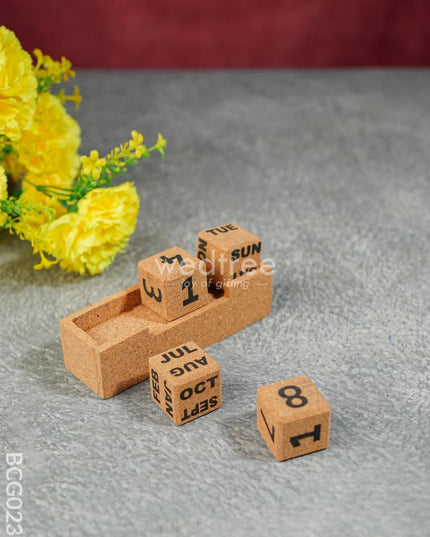 Calendar With Blocks - Small Bcg0237 Desk Organisers