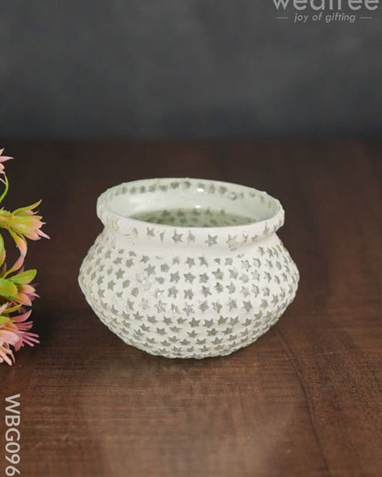 Candle Holder With Mosaic Art - Wbg0969 Candles