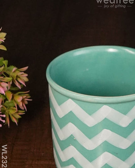 Ceramic Coffee Mug - Matte Sea Green Wl2325 Ceramics