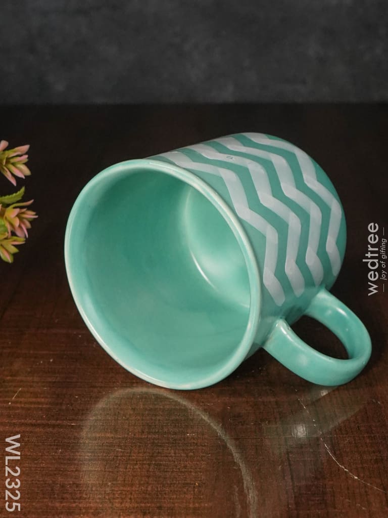 Ceramic Coffee Mug - Matte Sea Green Wl2325 Ceramics