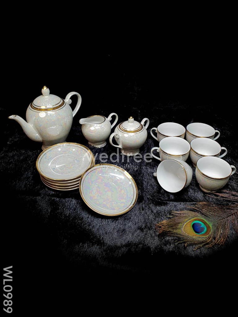 Ceramic Tea Set (Set of 15) WL0989 – Wedtree - Main Image