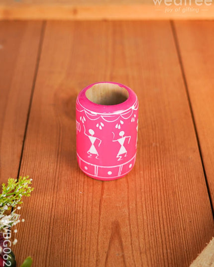 Channapatna Toys - Pen Stand - WBG0622 Pen Stand RG