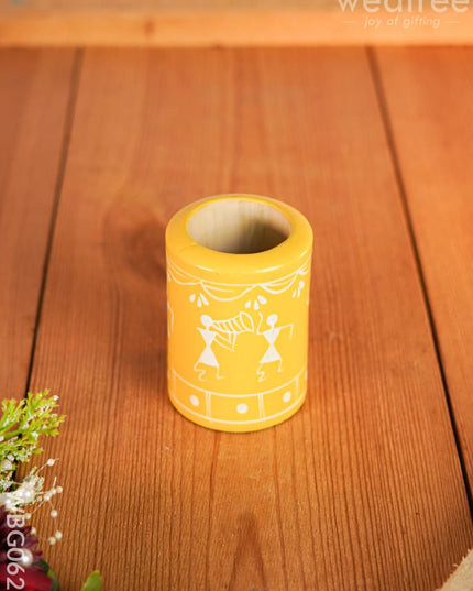 Channapatna Toys - Pen Stand - WBG0622 Pen Stand RG
