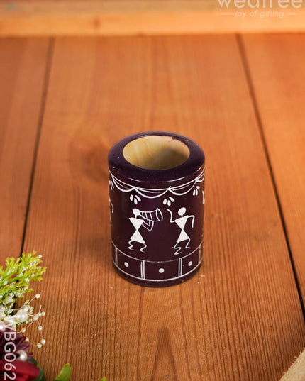 Channapatna Toys - Pen Stand - WBG0622 Pen Stand RG