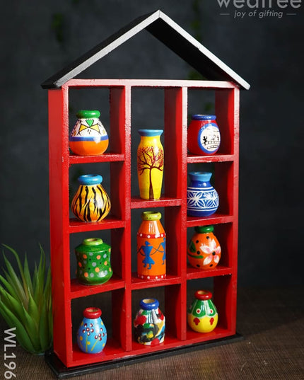 Channapatna Toys - Pot House (Big) Wl1963 Kids Utility