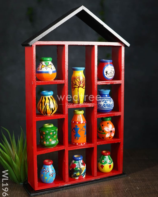 Channapatna Toys - Pot House (Big) Wl1963 Kids Utility