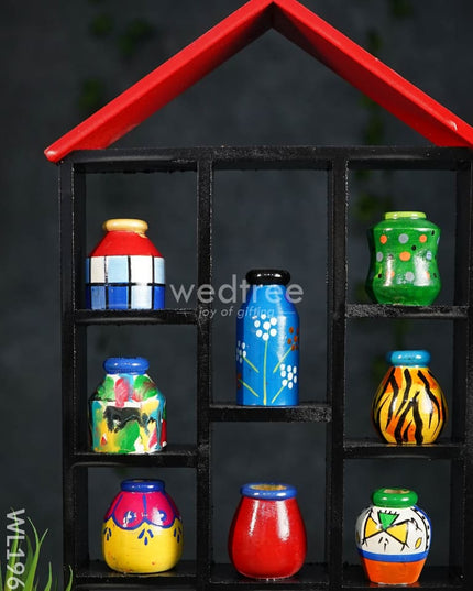 Channapatna Toys - Pot House (Big) Wl1963 Kids Utility