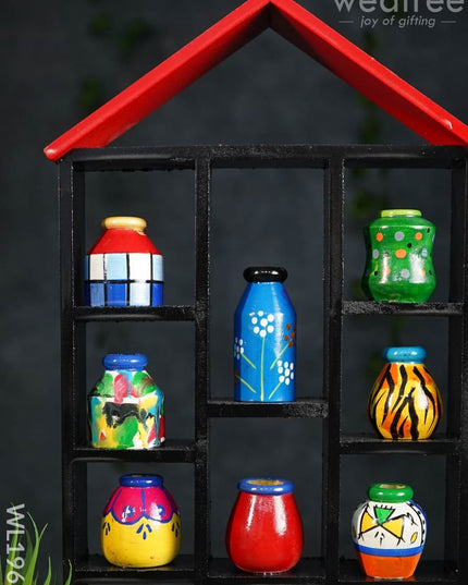 Channapatna Toys - Pot House (Big) Wl1963 Kids Utility