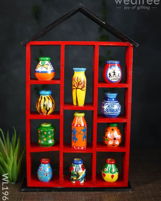Channapatna Toys - Pot House (Big) Wl1963 Kids Utility