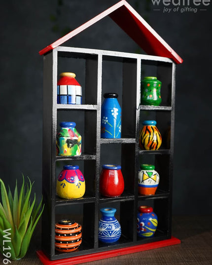 Channapatna Toys - Pot House (Big) Wl1963 Kids Utility