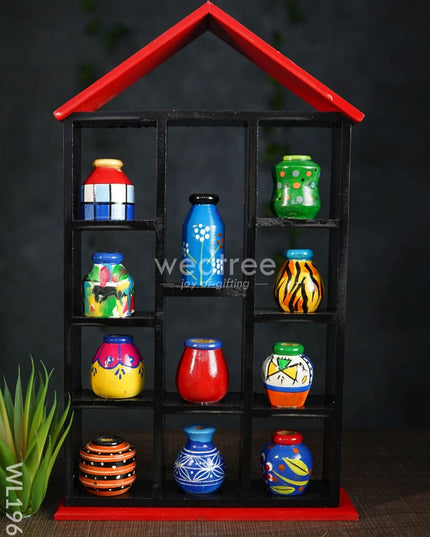 Channapatna Toys - Pot House (Big) Wl1963 Kids Utility