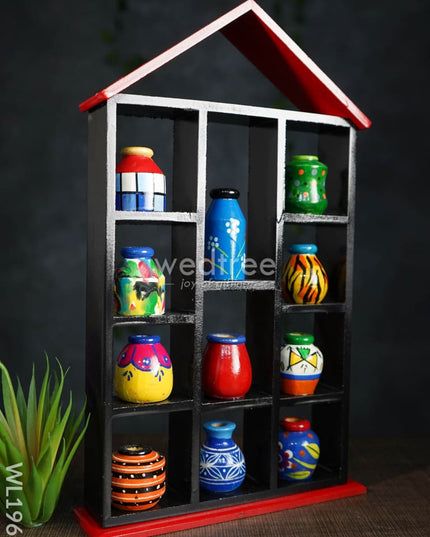Channapatna Toys - Pot House (Big) Wl1963 Kids Utility