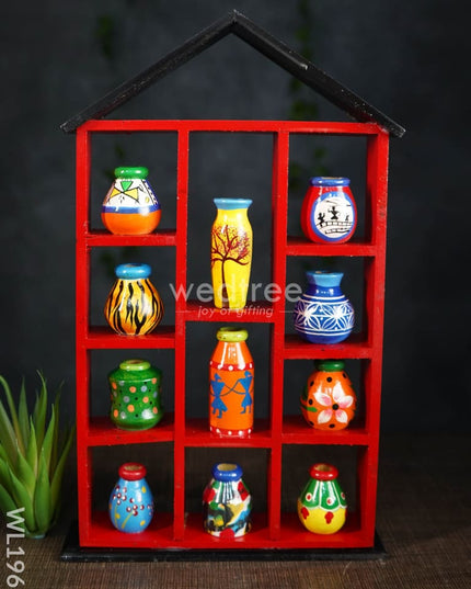 Channapatna Toys - Pot House (Big) Wl1963 Kids Utility