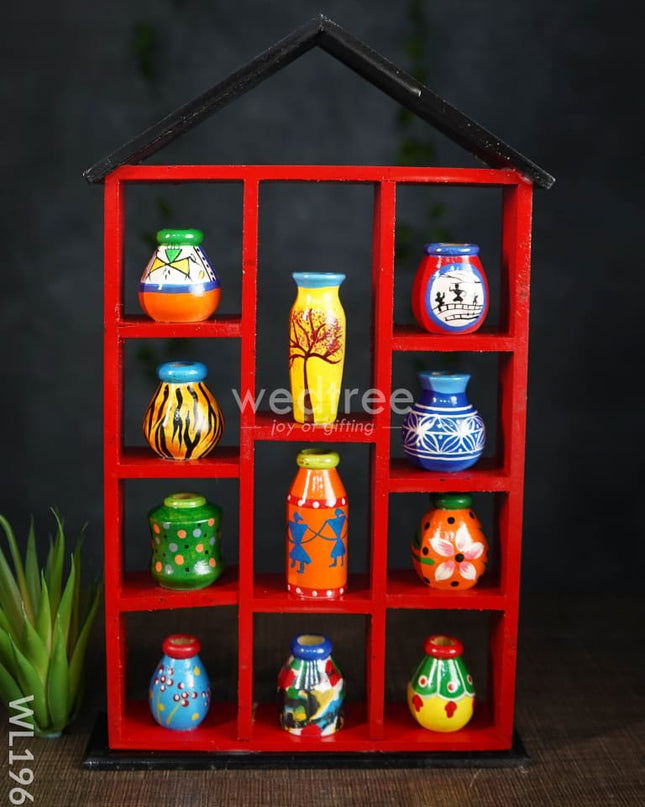 Channapatna Toys - Pot House (Big) Wl1963 Kids Utility