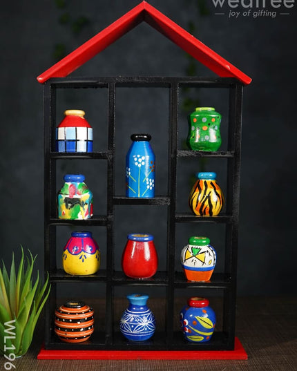 Channapatna Toys - Pot House (Big) Wl1963 Kids Utility