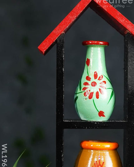 Channapatna Toys - Pot House (Small) Wl1962 Kids Utility