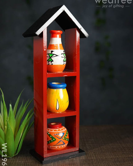 Channapatna Toys - Pot House (Small) Wl1962 Kids Utility